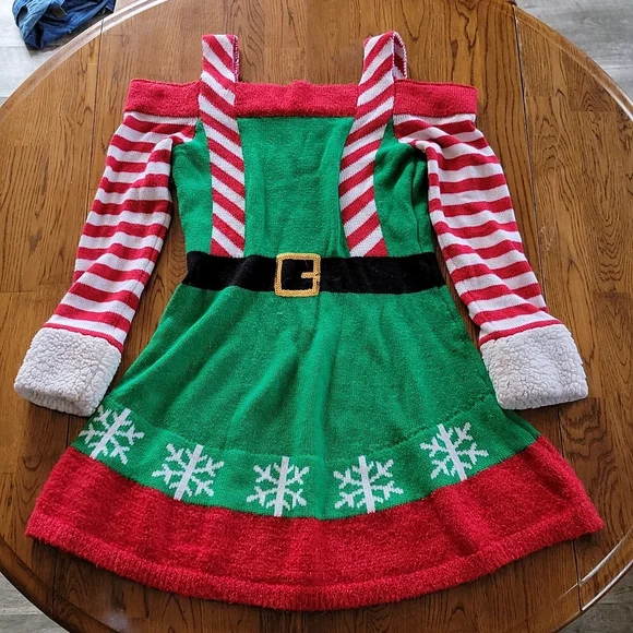 Planet Gold | Dresses | Christmas Elf Dress | Poshmark